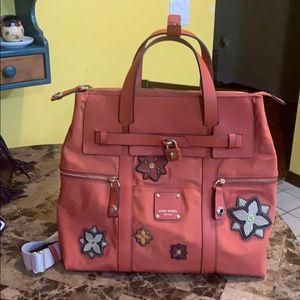 HB Jetsetter backpack with patches